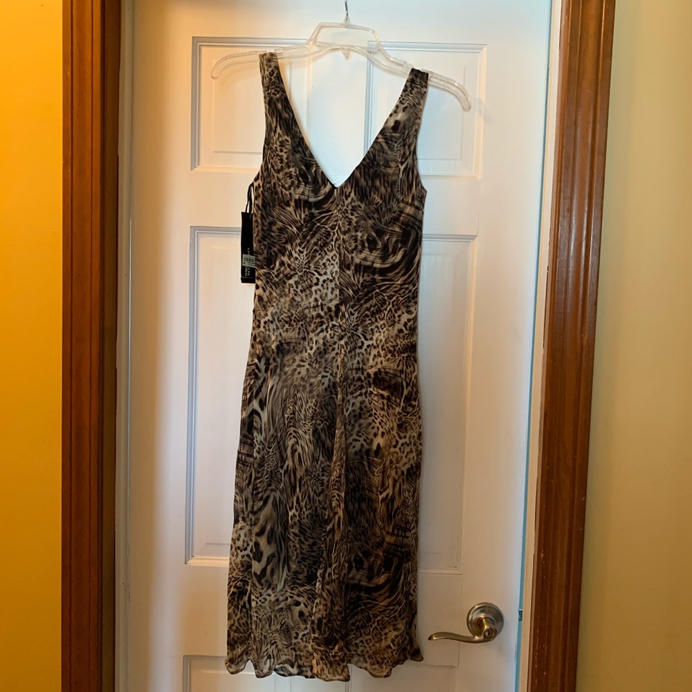 Jones New York Leopard Print Sleeveless. NWT 4